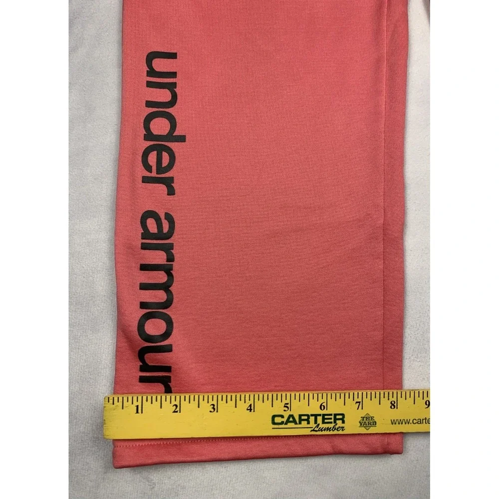 Under Armour ColdGear Storm Pants Youth Large‎ YLG Red Fleece Lined Athletic